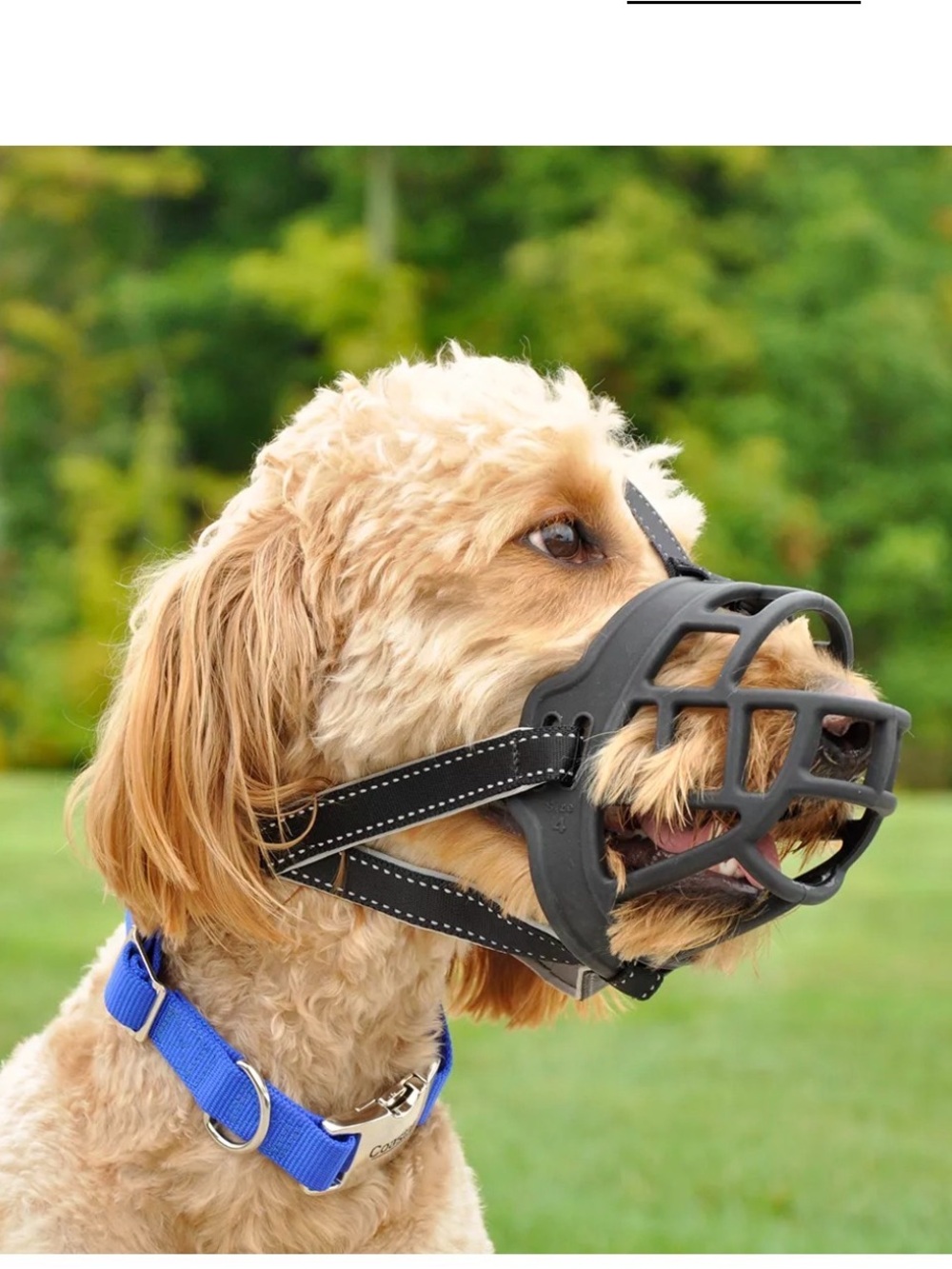 Coastal Black Dog Muzzle with Adjustable Straps Size 2 - Picture 5 of 5